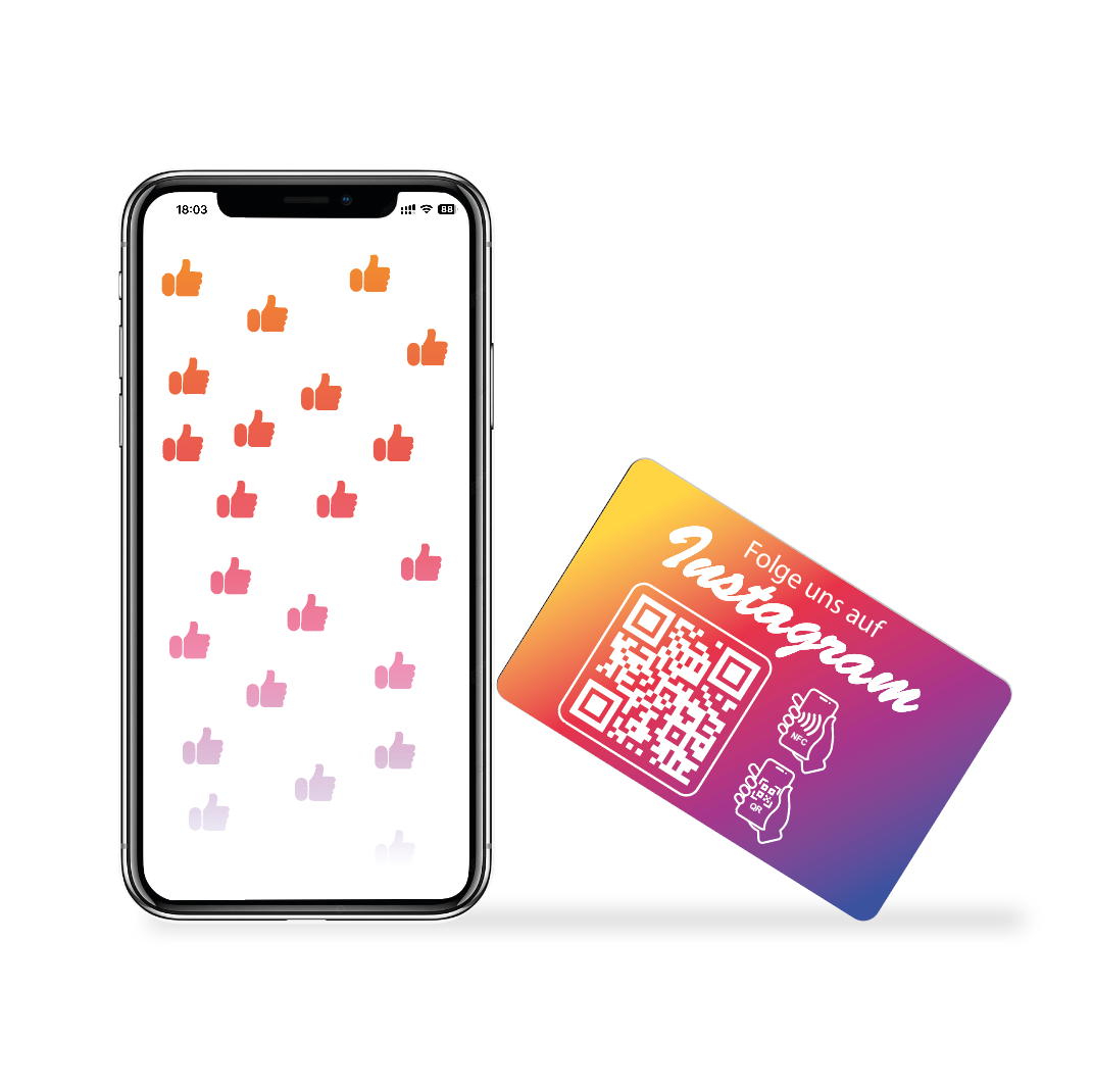 Instagram Aufsteller/Aufkleber