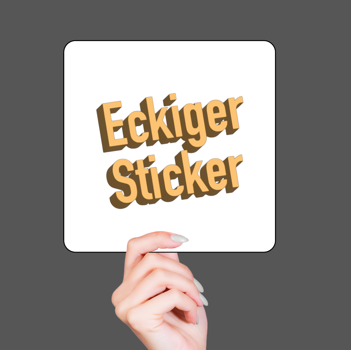 Custom Sticker Eckig