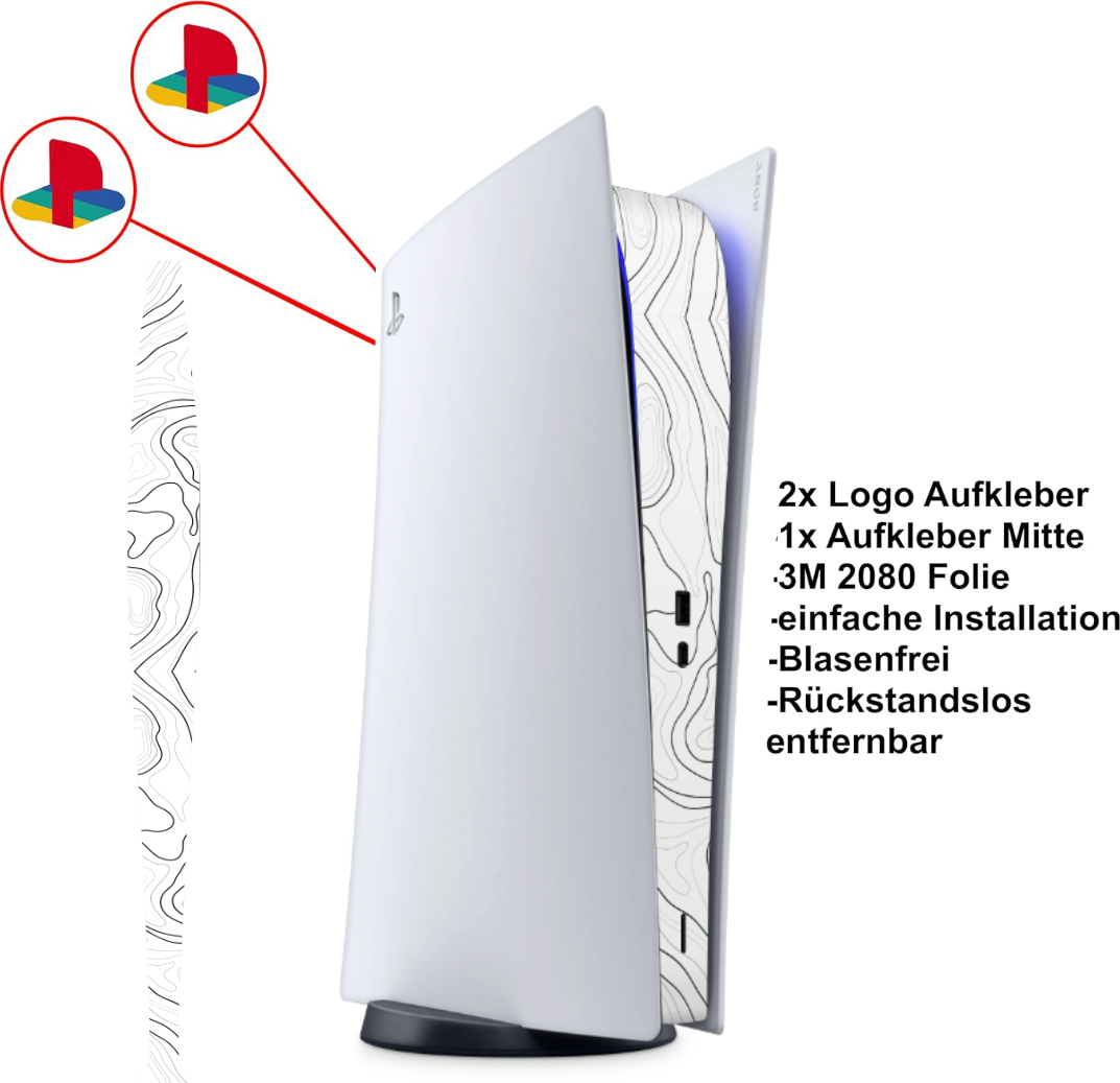 PS5 Playstation 5 Skin Mittelteil