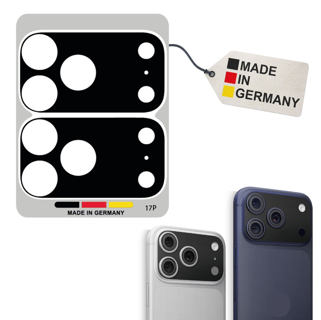 Kamera Aufkleber für iPhone 17 Pro – Schutzfolie fürs Kameraplateau – Kratzschutz & Anti-Fingerprint