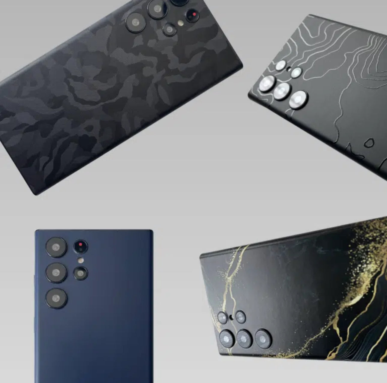 galaxy s23 24 25 skin shadow black dark navy luxury black decal wrap