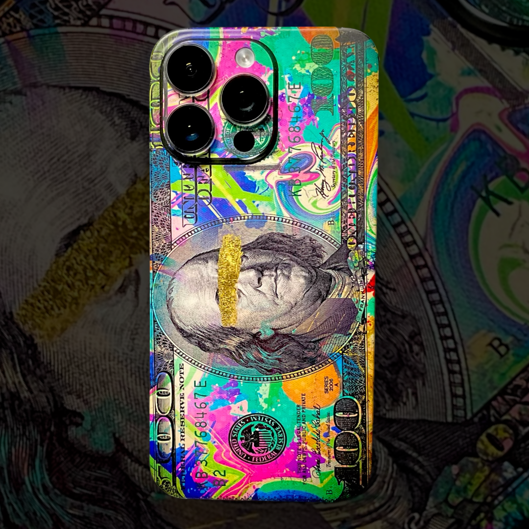 iPhone 14 Pro Max Skin Benjamin 24K Gold