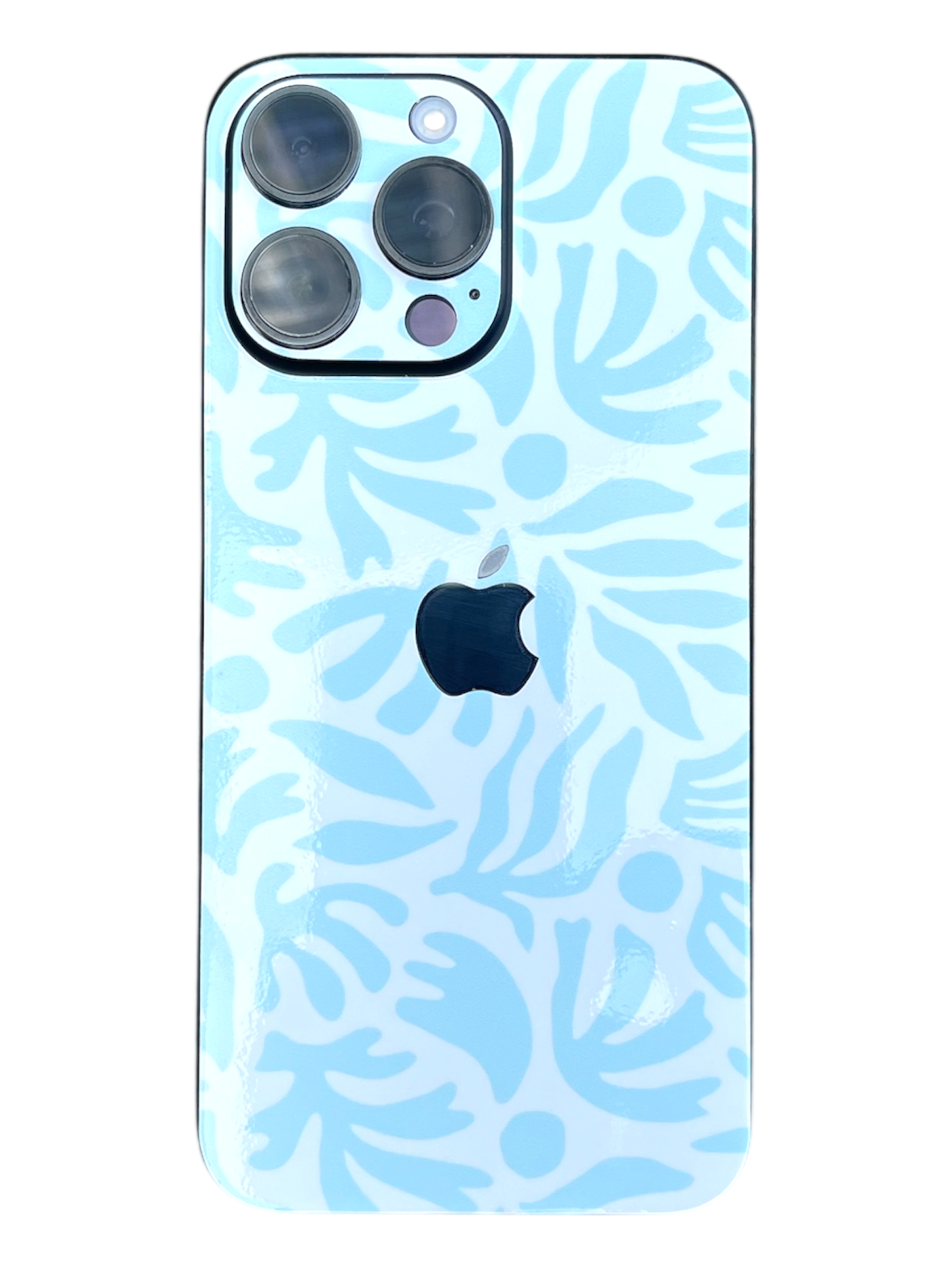iPhone 14 Plus Skin Koralle Blau