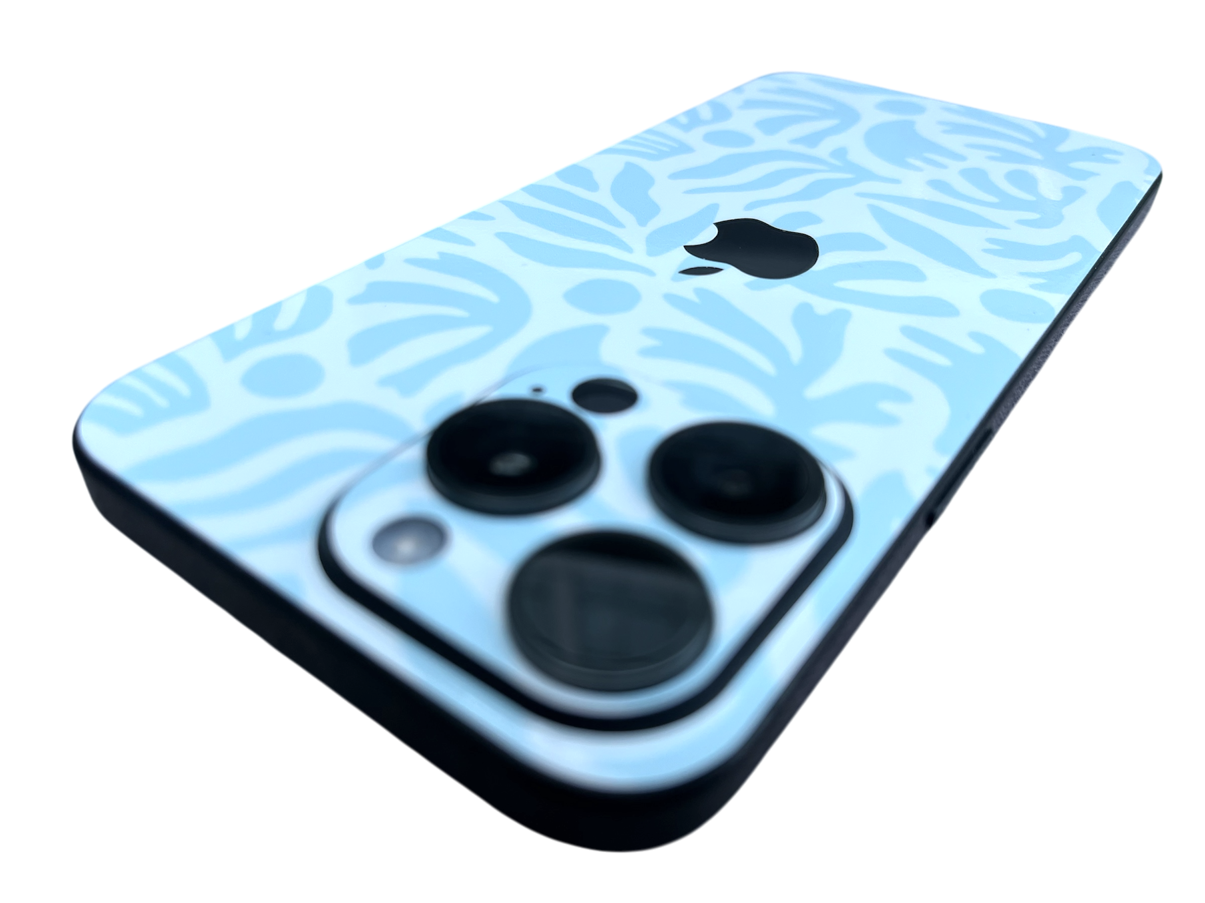 iPhone 14 Plus Skin Koralle Blau