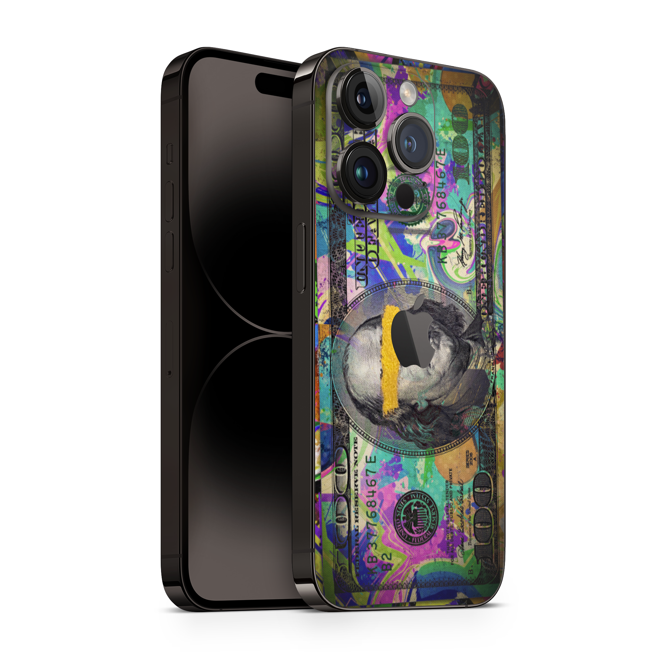 iPhone 16 Pro Skin mit 24K Gold Benjamin Matt