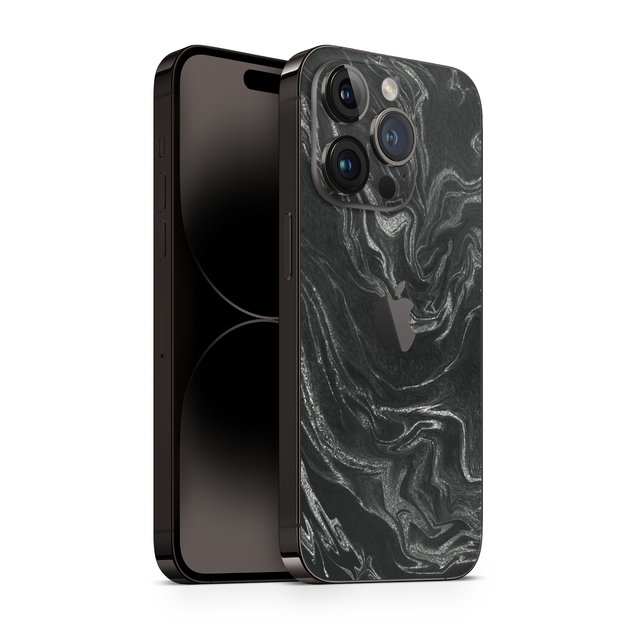iPhone 16 Pro Skin Black Silver