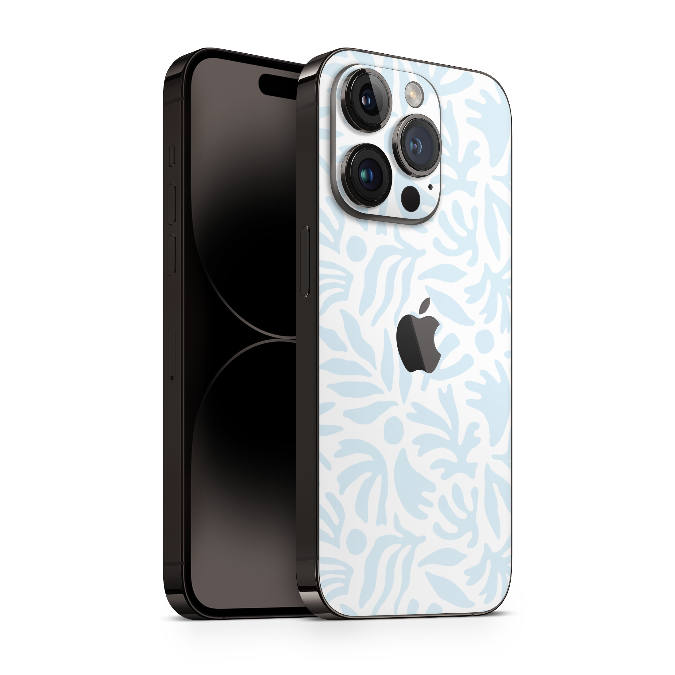iPhone 12 Pro Skin Koralle Blau