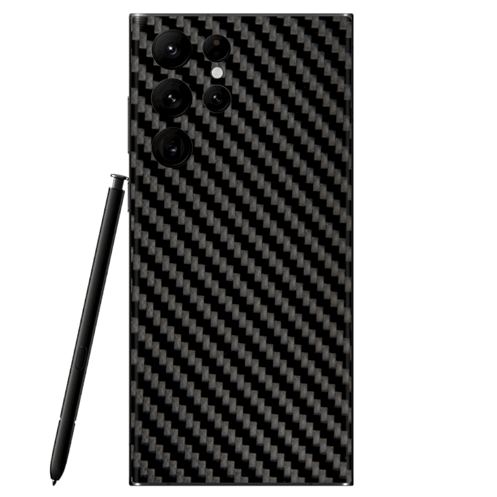 Galaxy S22 Ultra Skin Carbon Schwarz