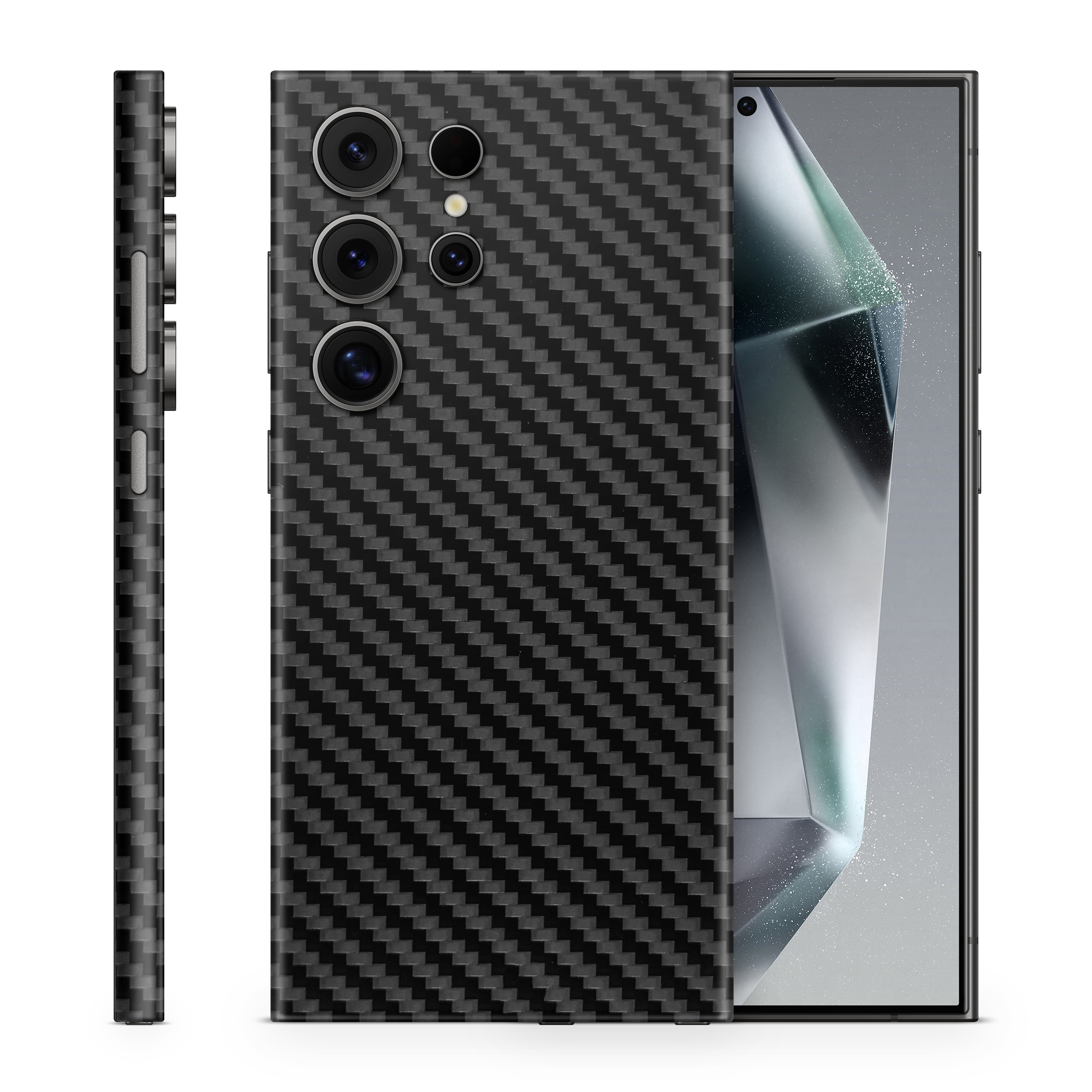 Galaxy S25 Ultra Skin Carbon Schwarz