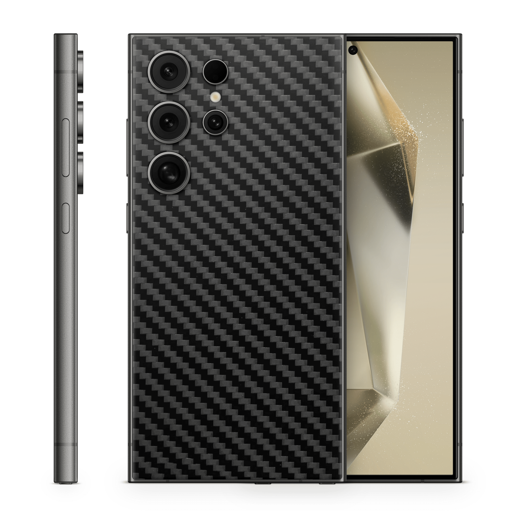 Galaxy S24 Ultra Skin Carbon Schwarz