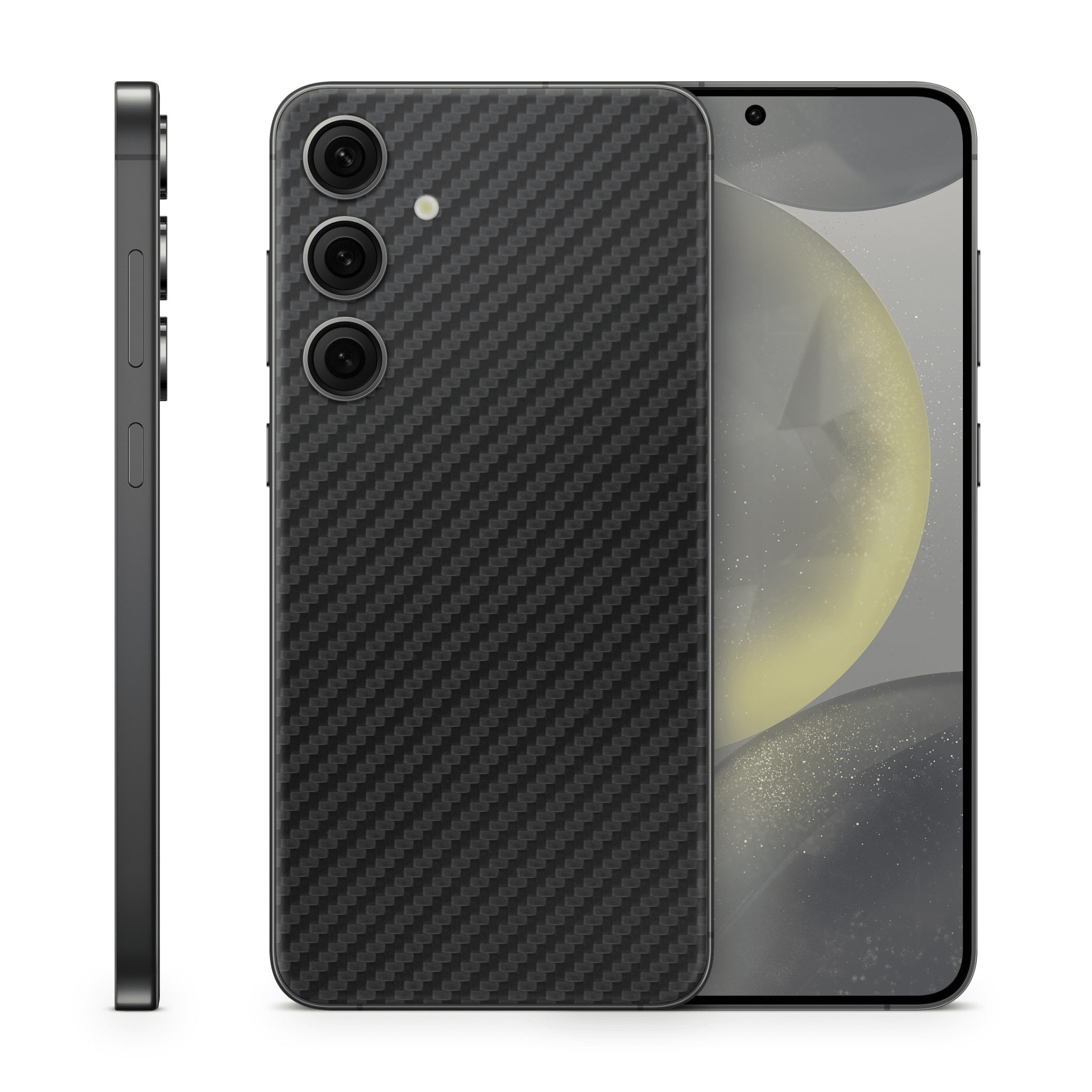 Galaxy S24 Plus Skin Carbon Schwarz