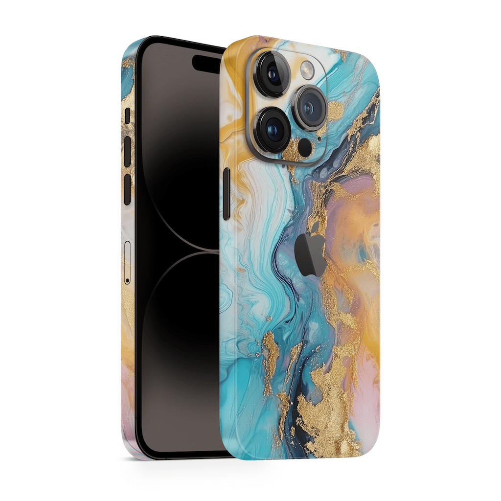 iPhone 13 Pro Max Skin Gold Pastell