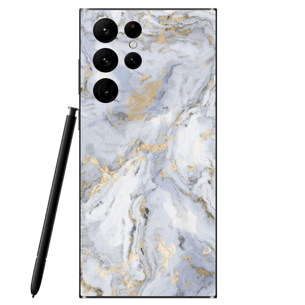 Galaxy S22 Plus Skin Gold Marble - TF Skins UG