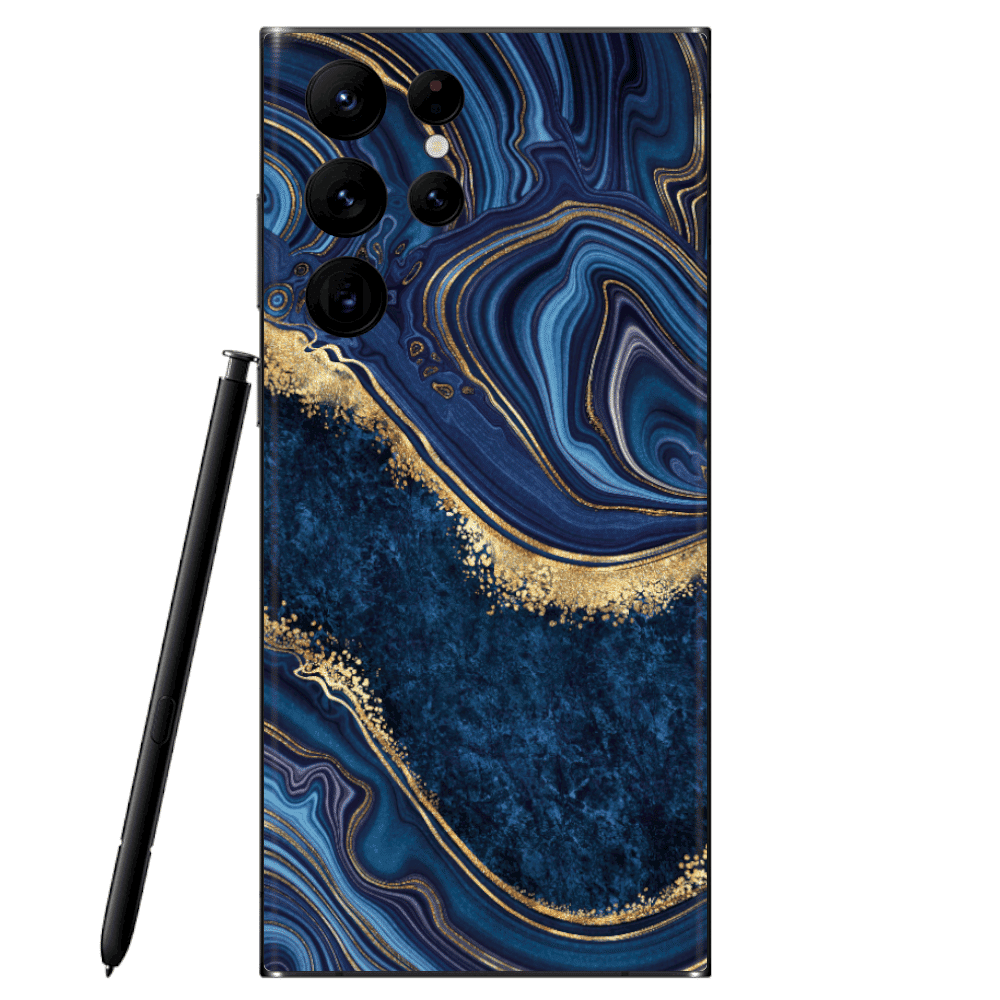 Galaxy S22 Skin Luxury Blue - TF Skins UG