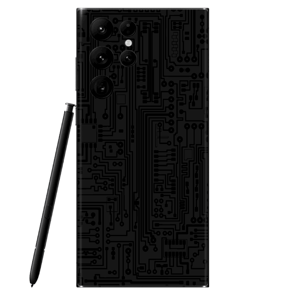 Galaxy S22 Ultra Skin PCB Black - TF Skins UG