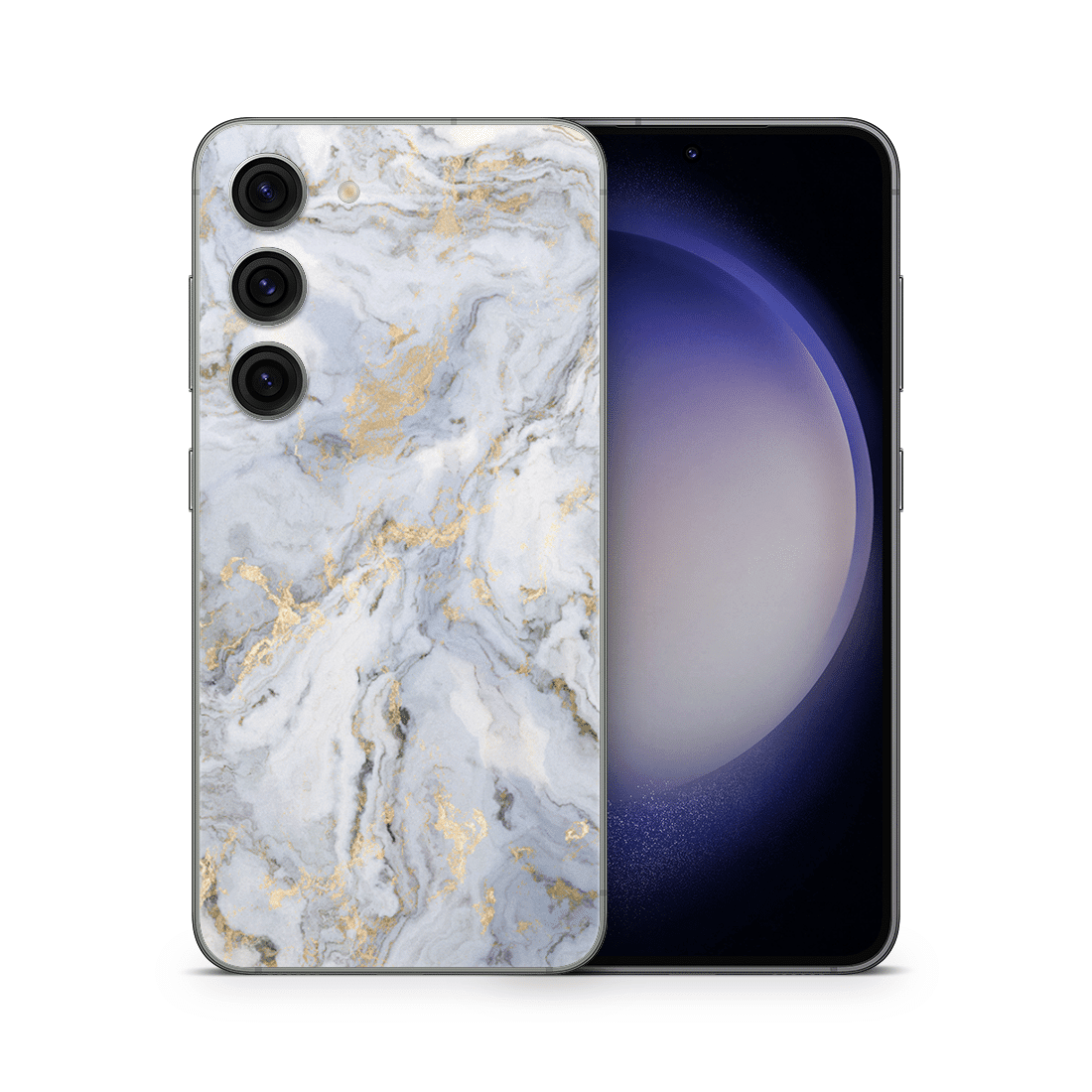 Galaxy S23 Skin Gold Marble - TF Skins UG