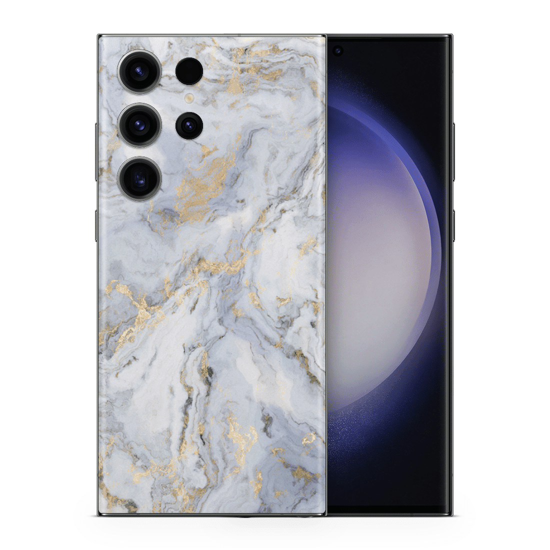 Galaxy S23 Ultra Skin Gold Marble - TF Skins UG
