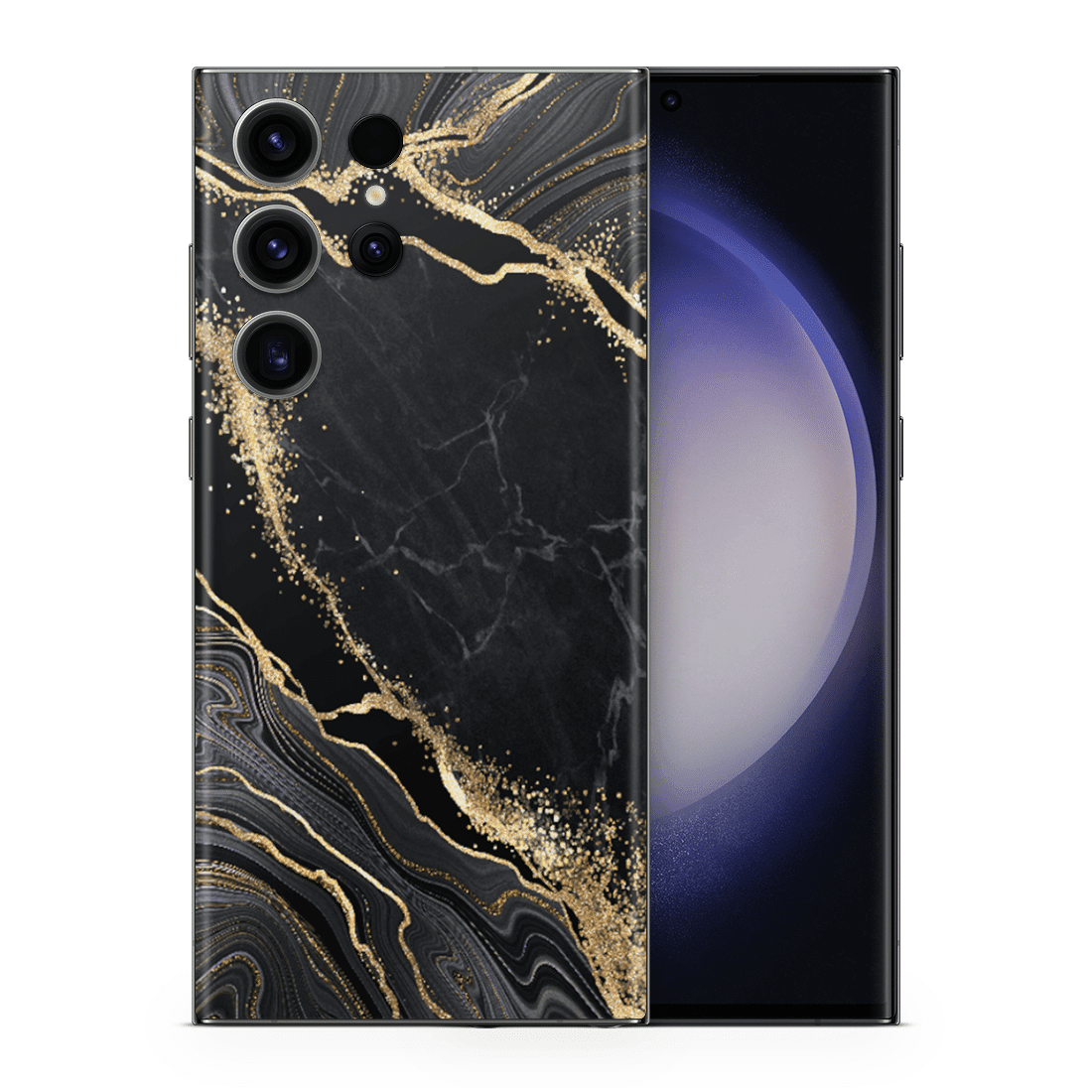 Galaxy S23 Ultra Skin Luxury Black - TF Skins UG