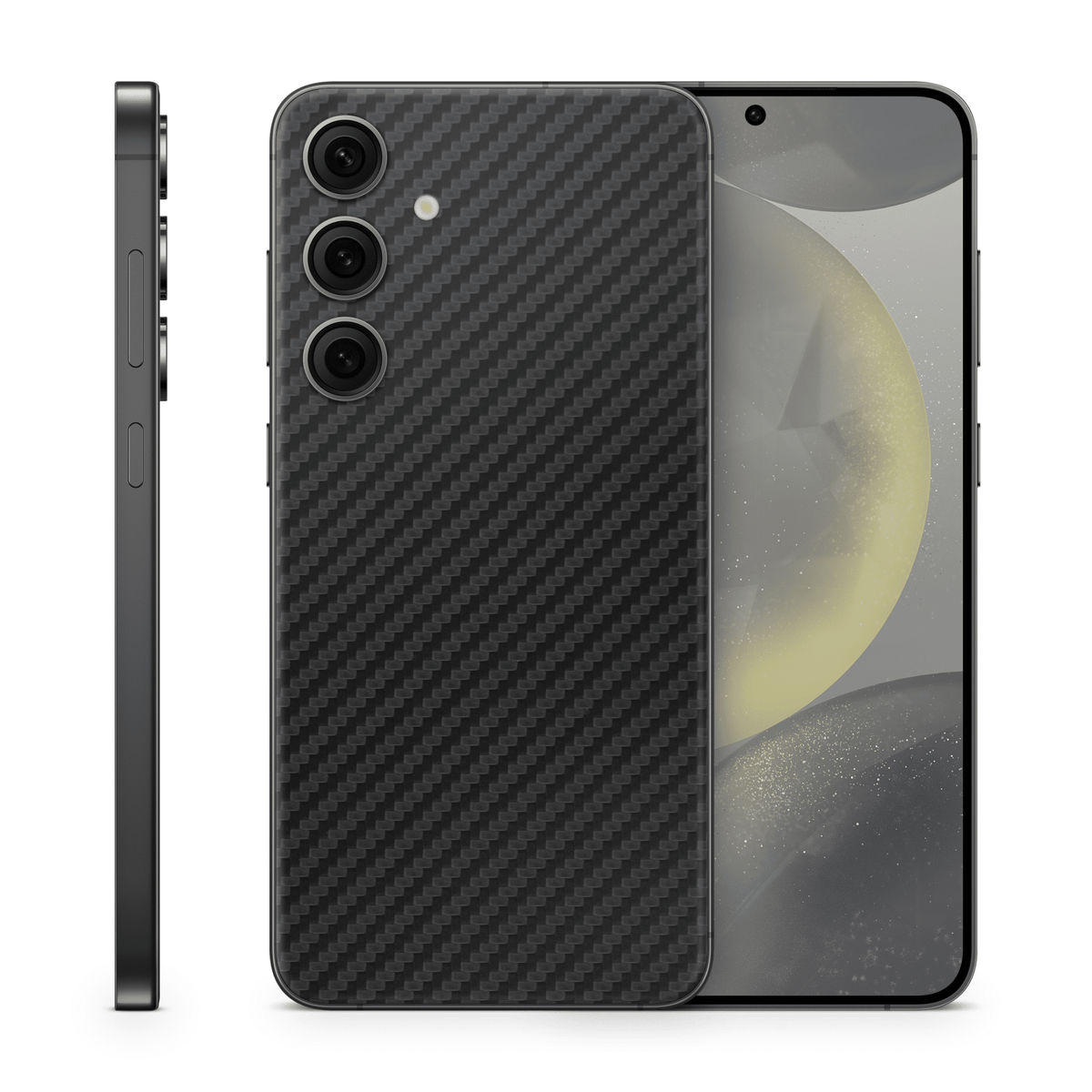 Galaxy S24 Plus Skin Carbon Schwarz - TF Skins UG
