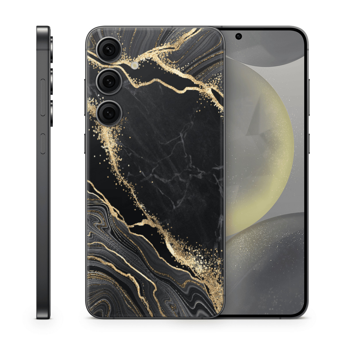 Galaxy S24 Plus Skin Luxury Black - TF Skins UG