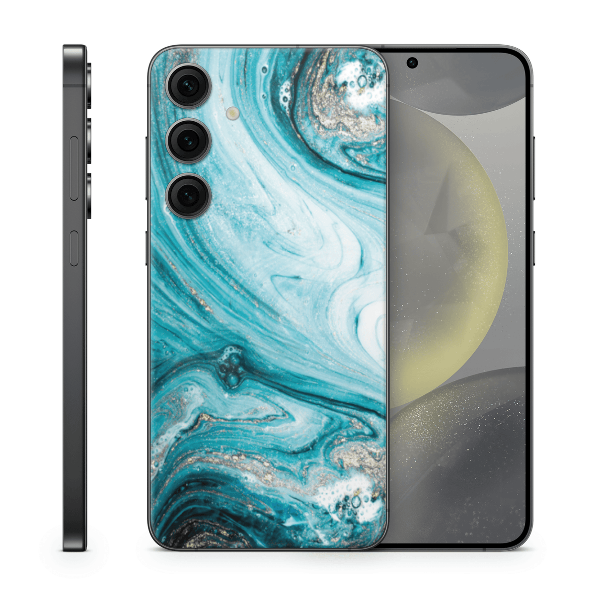 Galaxy S24 Skin Liquid Blue - TF Skins UG