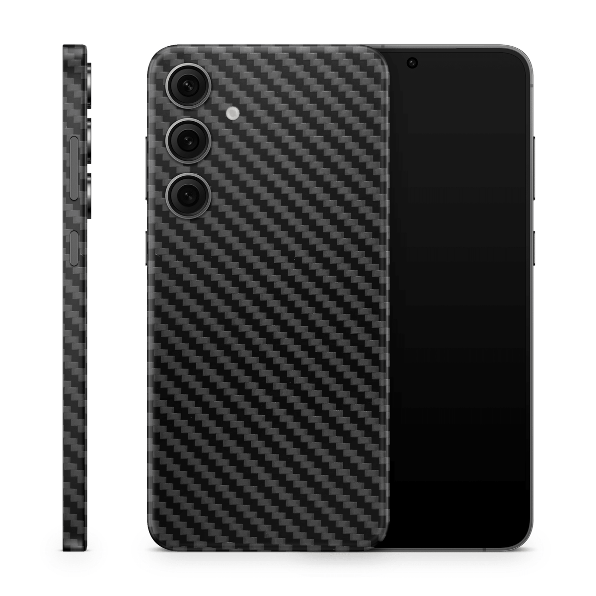 Galaxy S25 Skin Carbon Schwarz - TF Skins UG