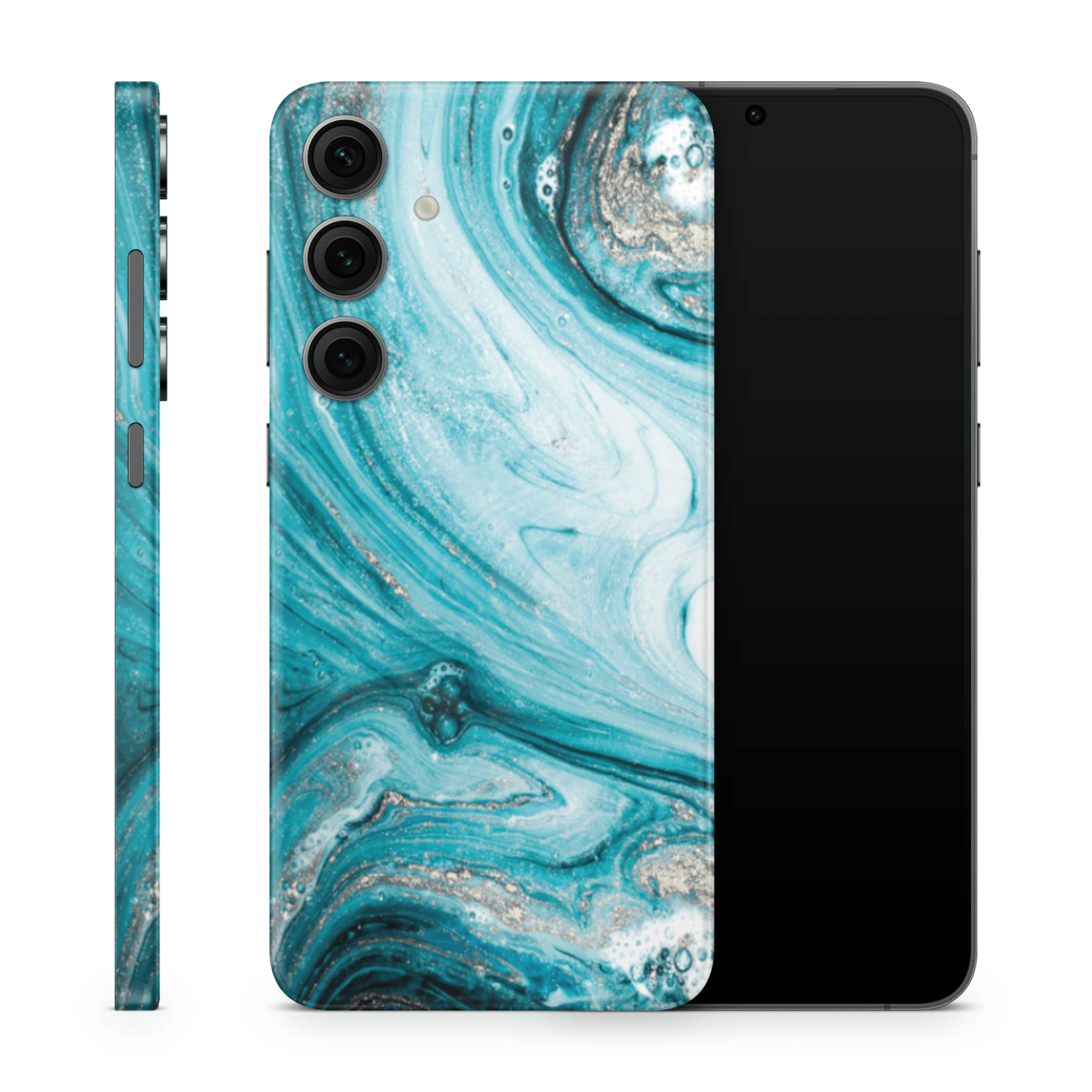 Galaxy S25 Skin Liquid Blue - TF Skins UG