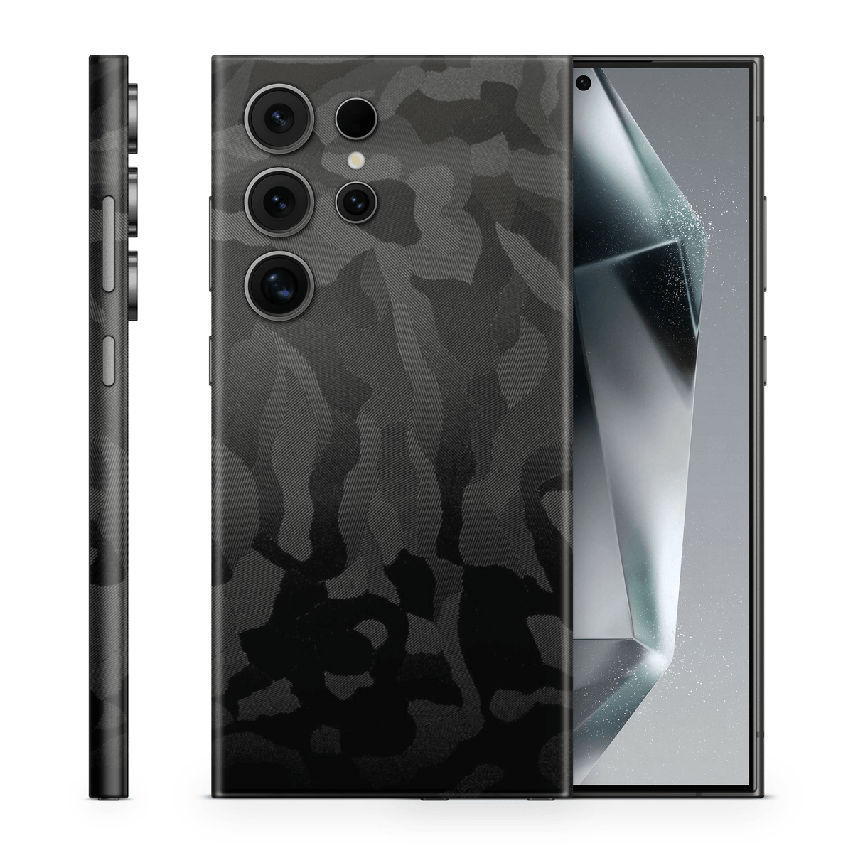 Galaxy S25 Ultra Skin Shadow Black - TF Skins UG