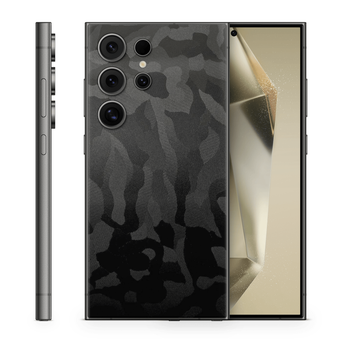 Galaxy S25 Ultra Skin Shadow Black - TF Skins UG