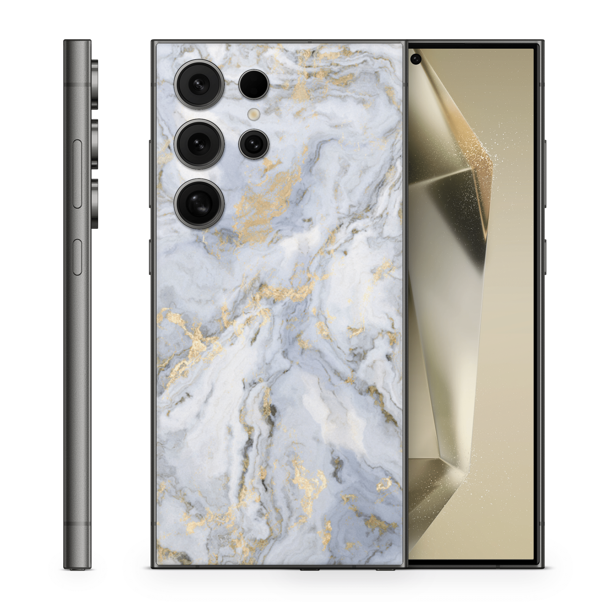 Galaxy S24 Ultra Skin Gold Marble