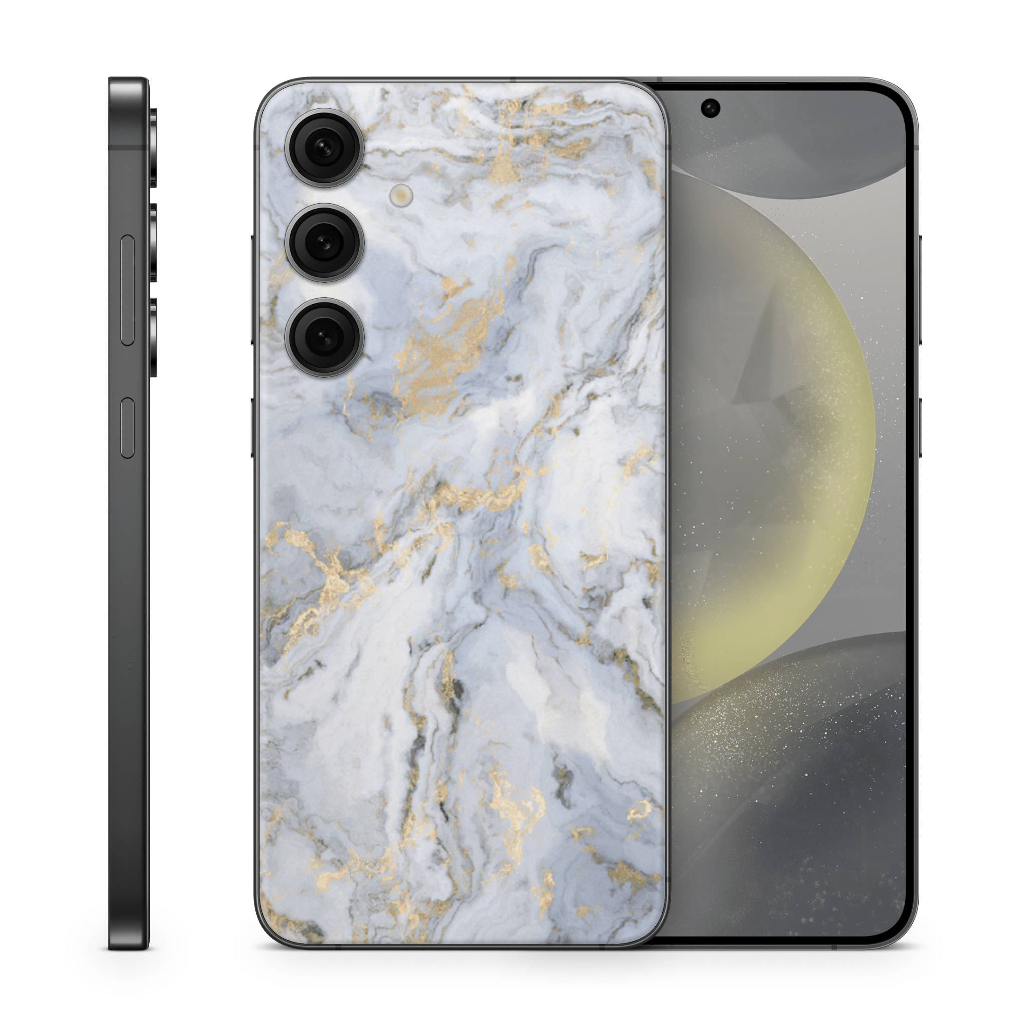 Galaxy S24 Skin Gold Marble