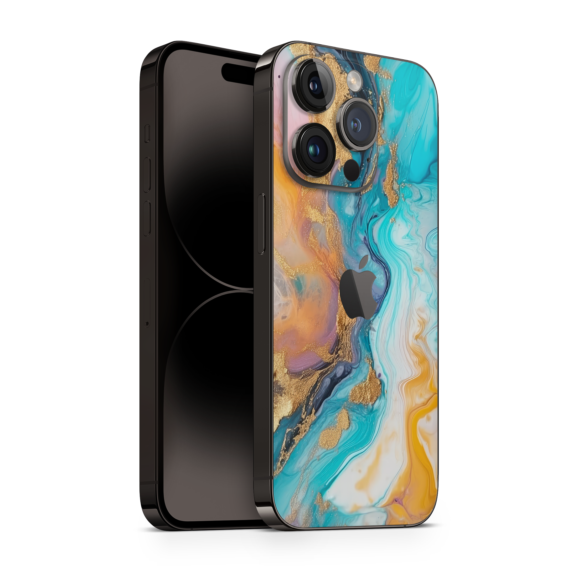 iPhone 16 Pro Skin Gold Pastell