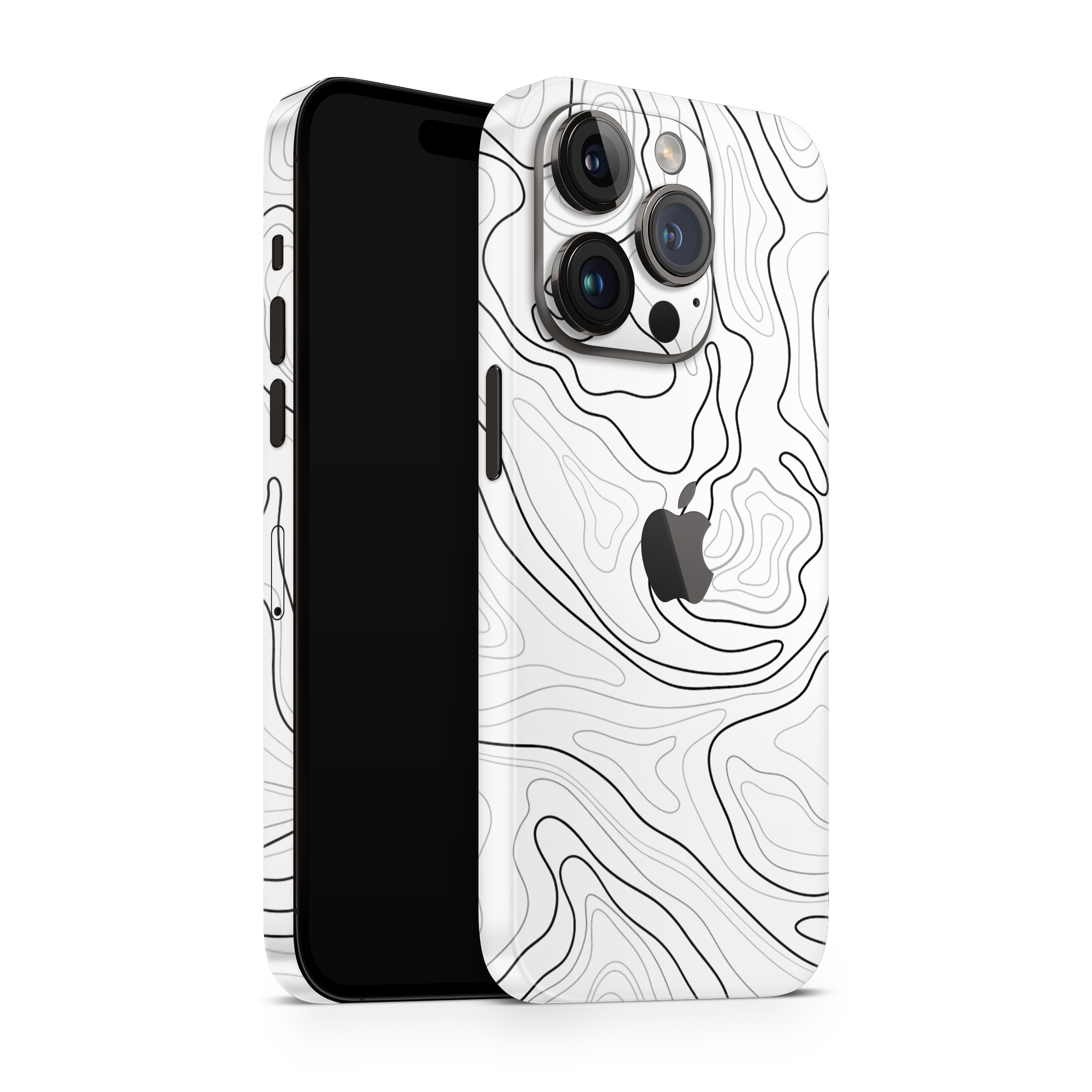 iPhone 14 Pro Skin Topo White Matt