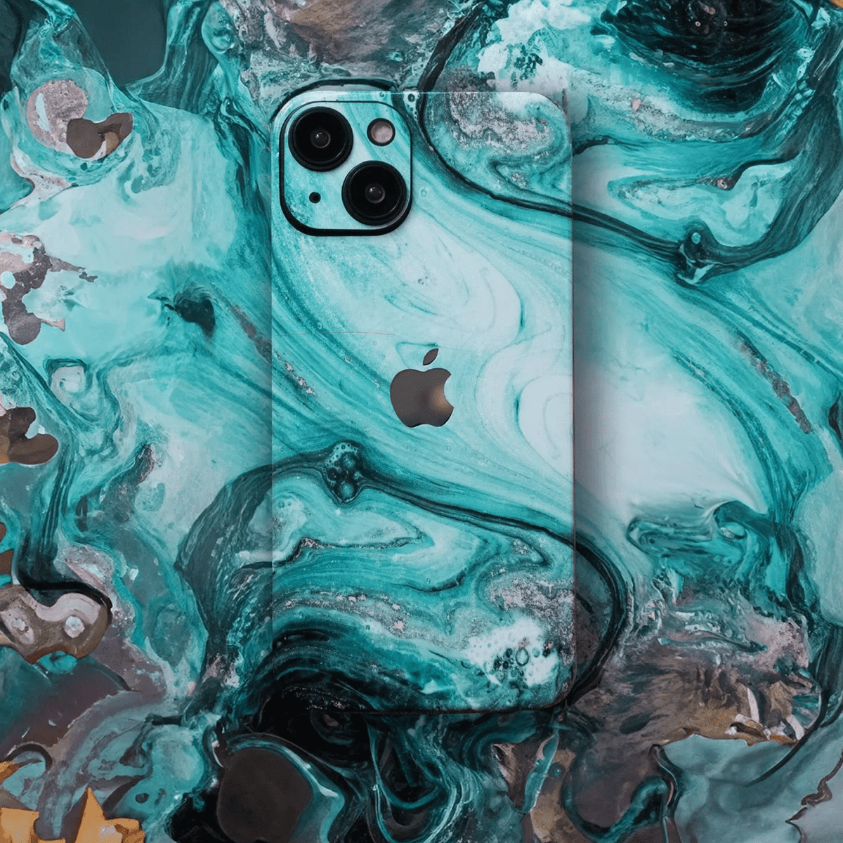 iPhone 12 Pro Skin Liquid Blue - TF Skins UG