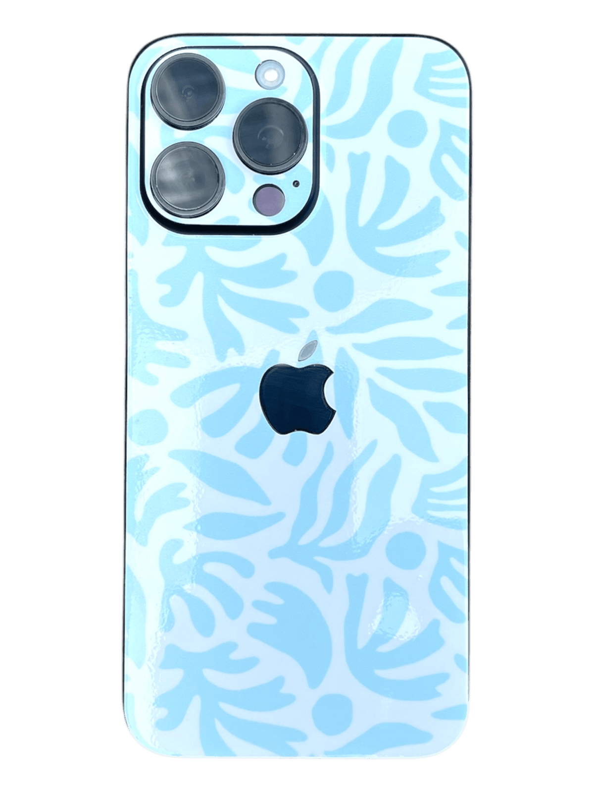 iPhone 12 Skin Koralle Blau - TF Skins UG
