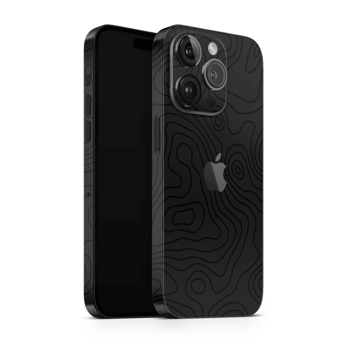 iPhone 13 Pro Skin TOPO Black - TF Skins UG