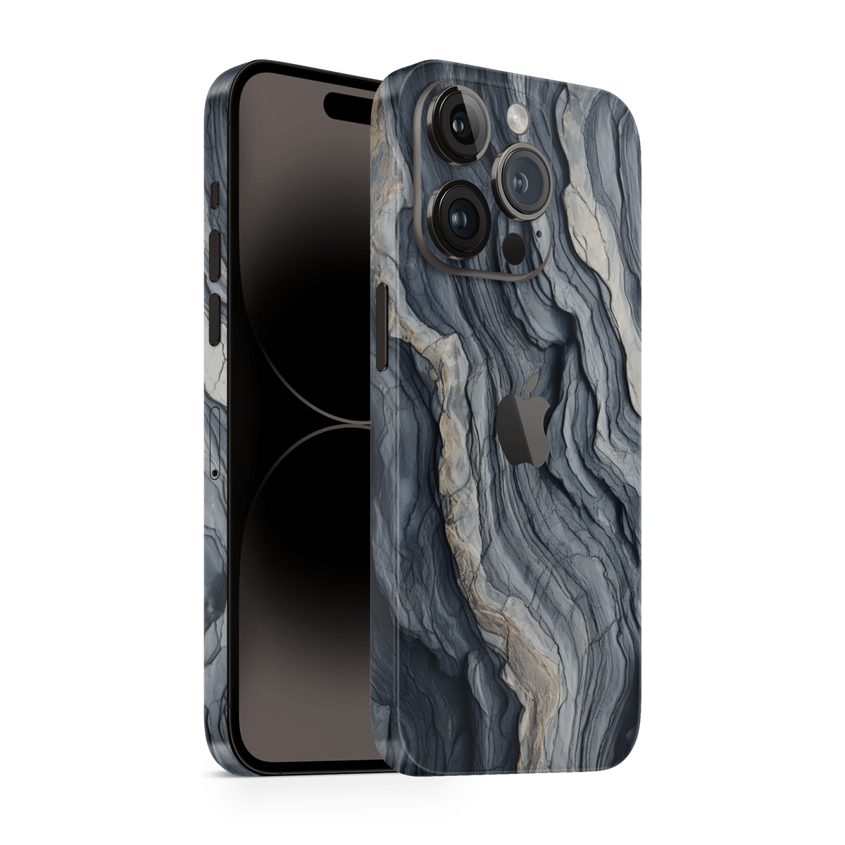 iPhone 14 pro Skin Black Rock