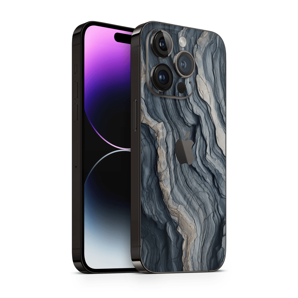 iPhone 16 Pro Max Skin Black Rock - TF Skins UG