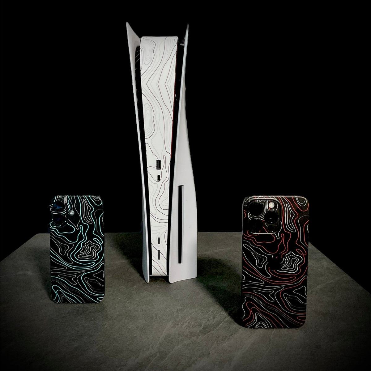 iPhone 16 Pro Max Skin Topo White Matt - TF Skins UG