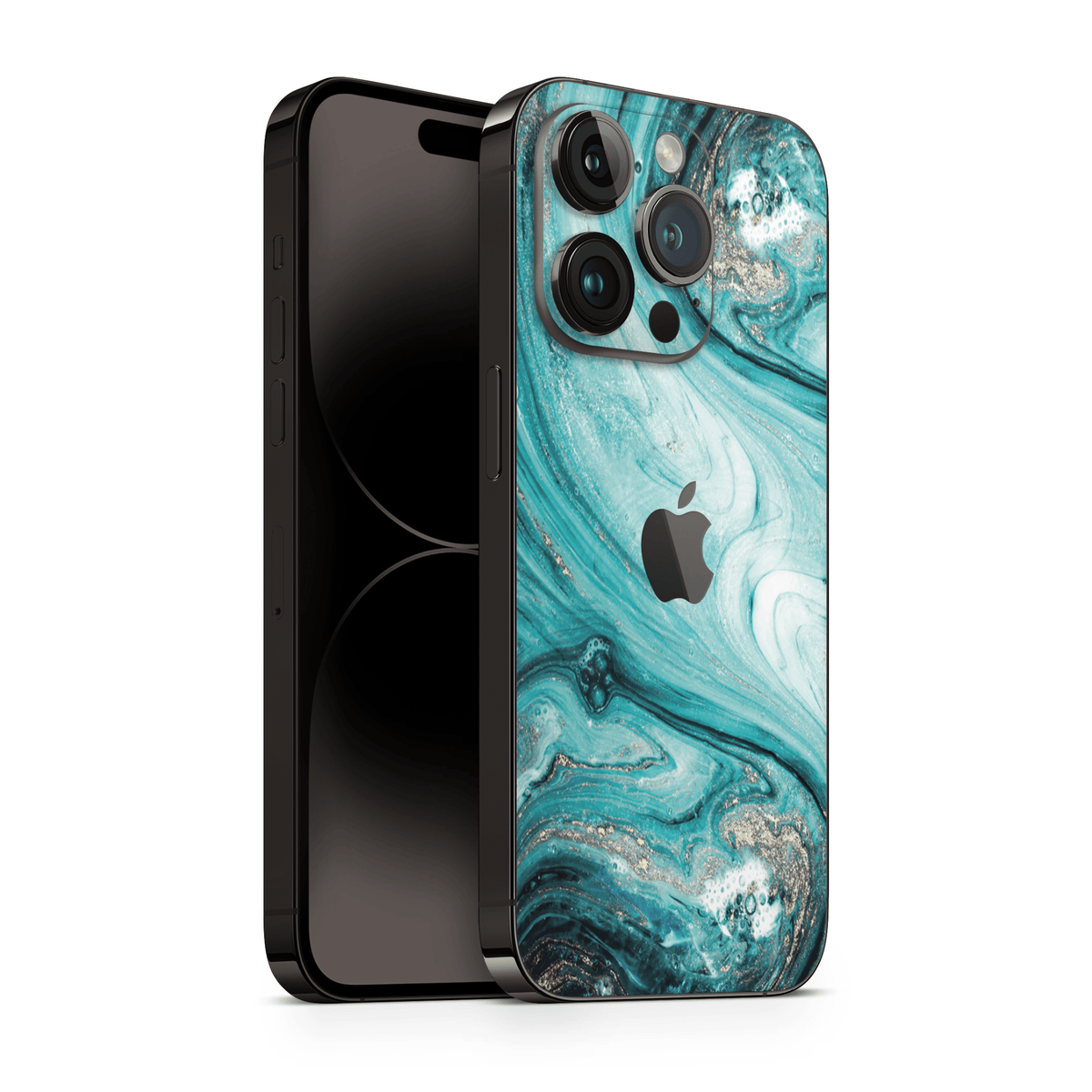 iPhone 16 Pro Skin Liquid Blue - TF Skins UG