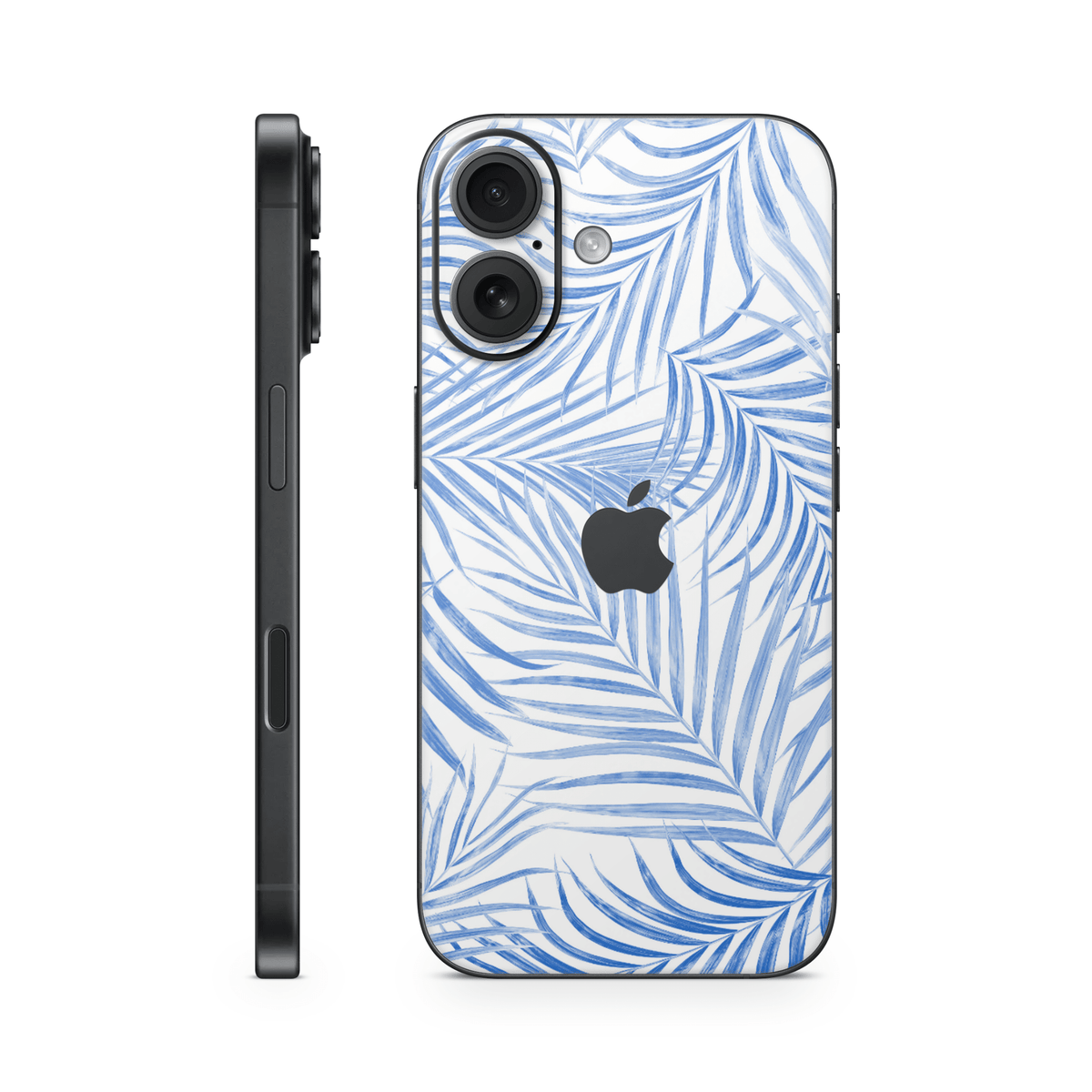 iPhone 16 Skin Blue Leaf - TF Skins UG