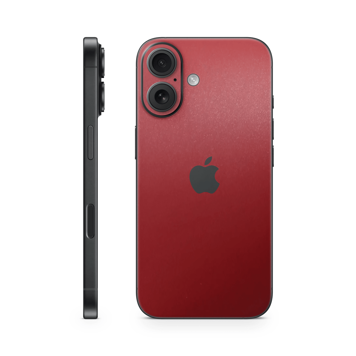 iPhone 16 Skin Matt Rot Metallic - TF Skins UG
