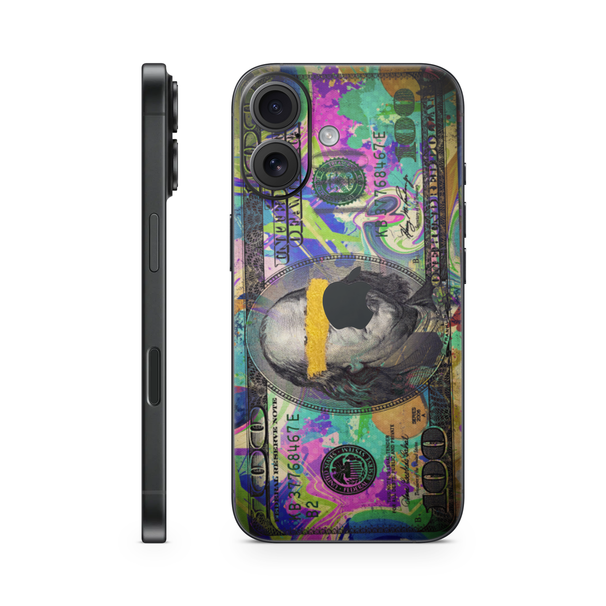 iPhone 16 Skin mit 24K Gold Benjamin Matt - TF Skins UG