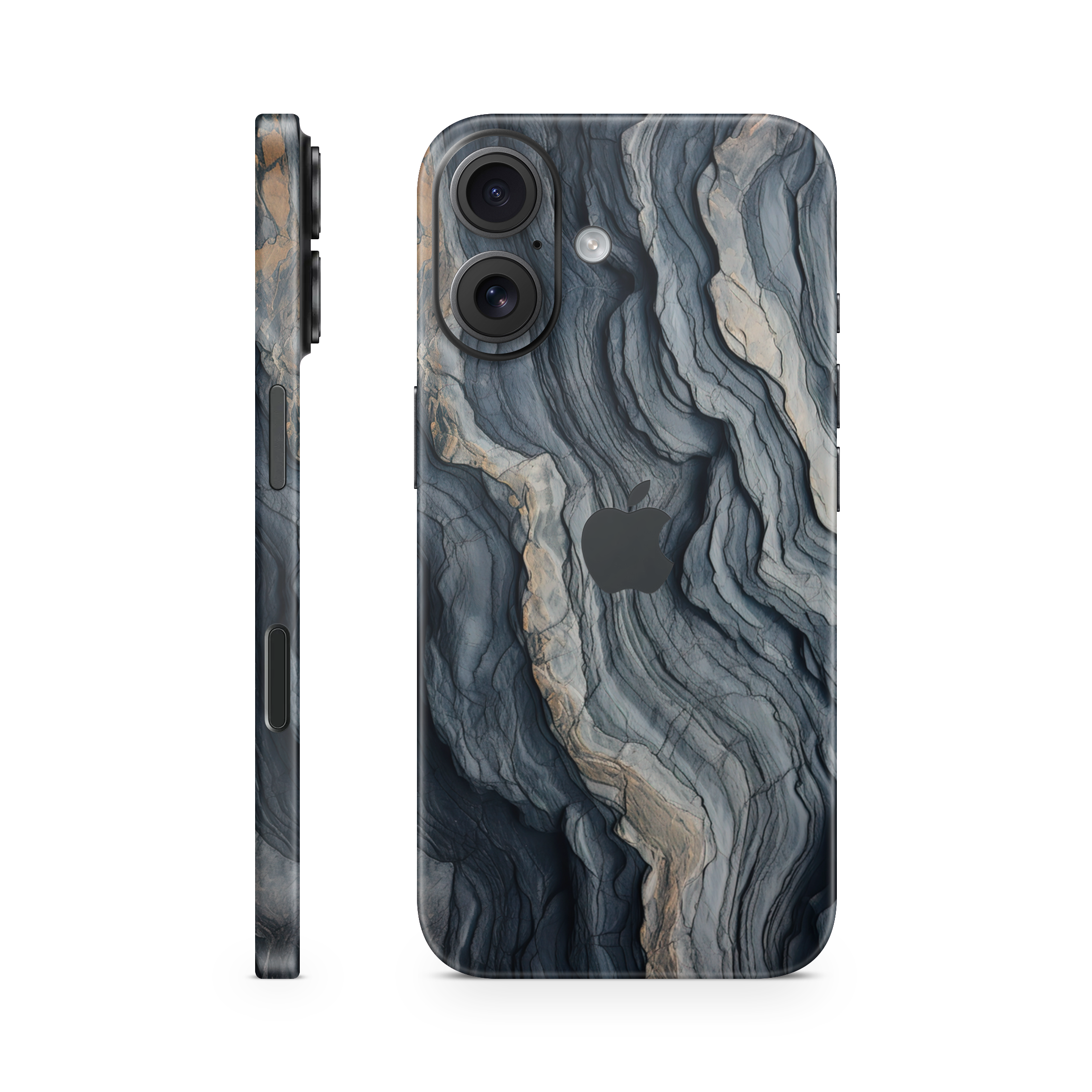 iPhone 16 Skin Black Rock