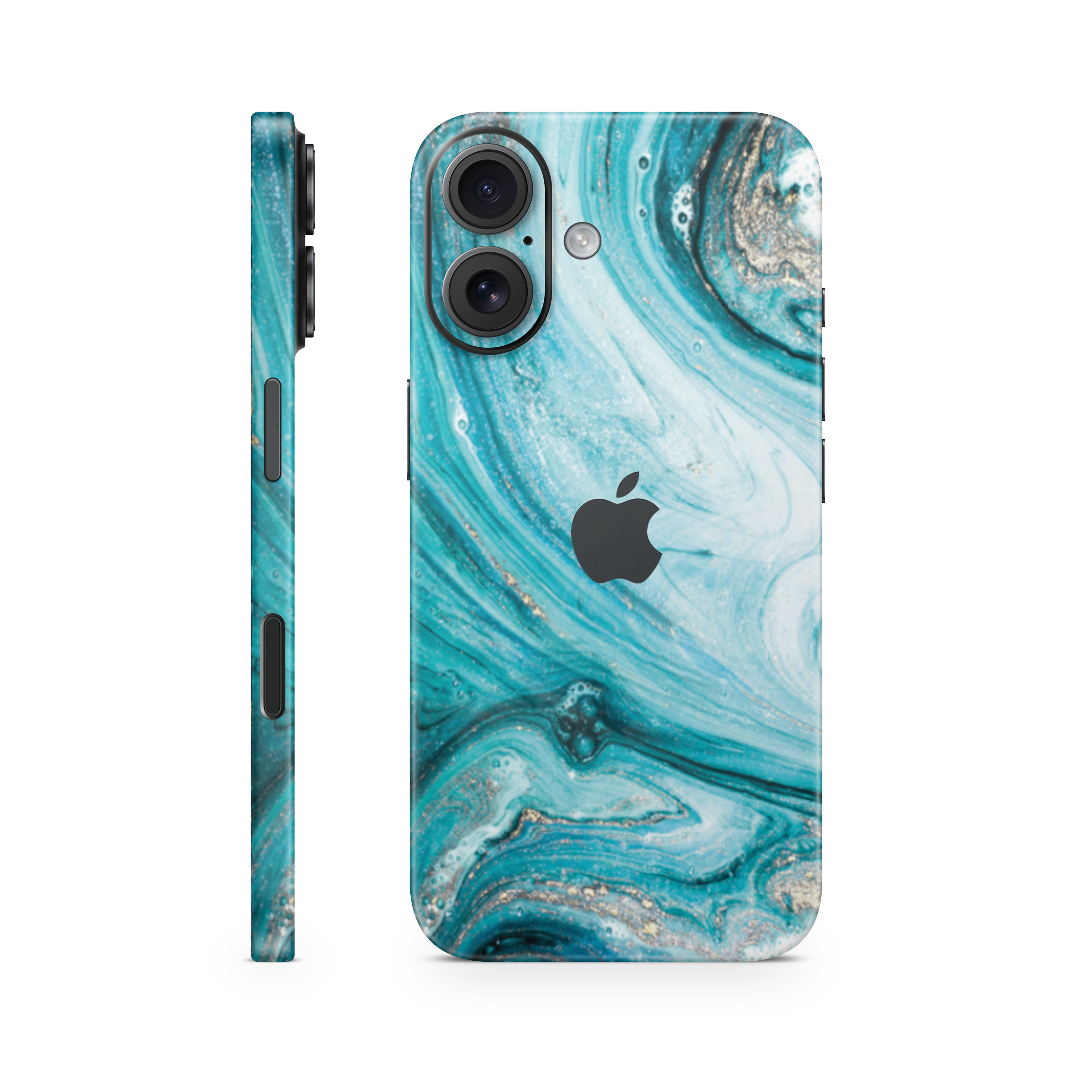 iPhone 16 Skin Liquid Blue