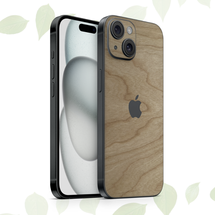 iPhone 14 Skin Holz Kirsche