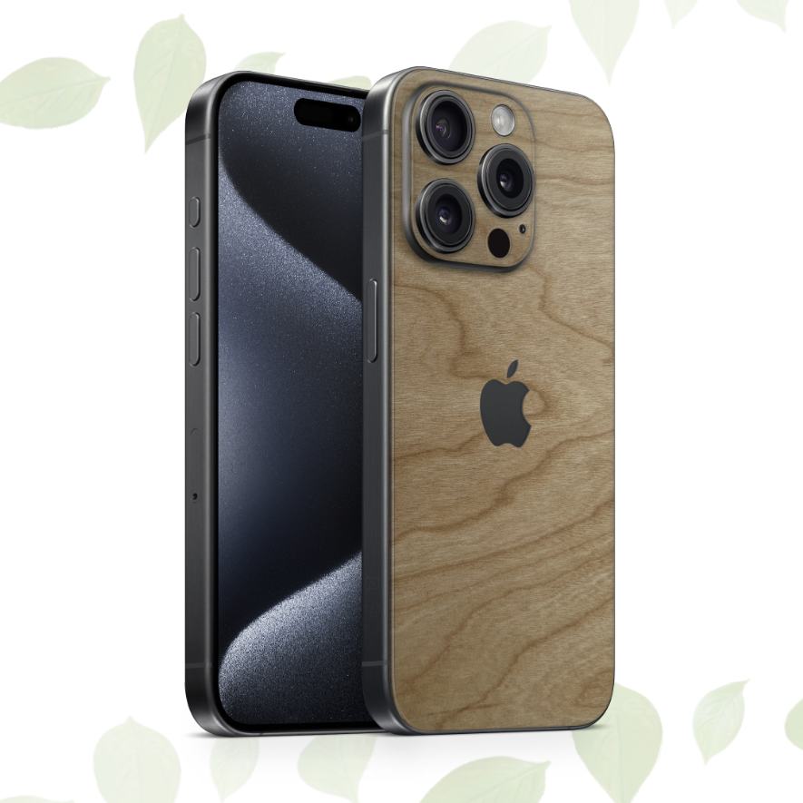 iPhone 15 Pro Max Skin Holz Kirsche
