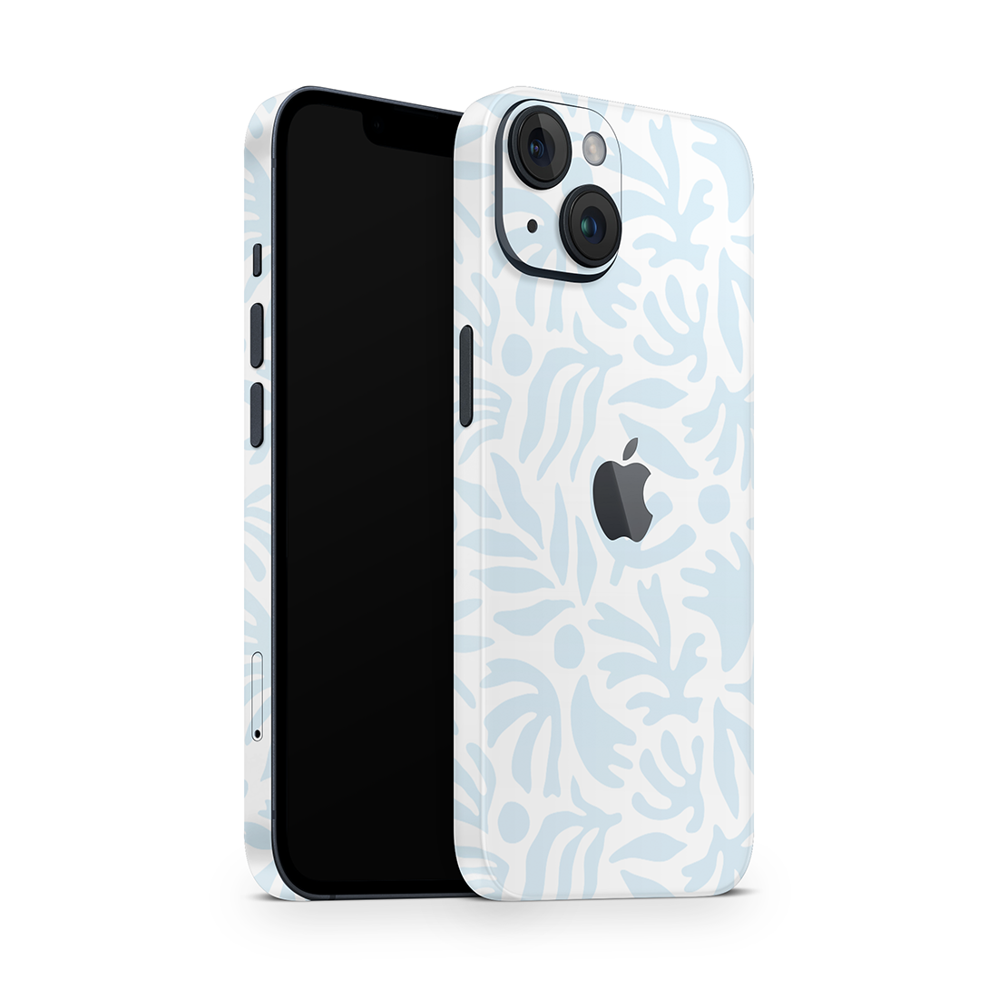 iPhone 14 Plus Skin Koralle Blau