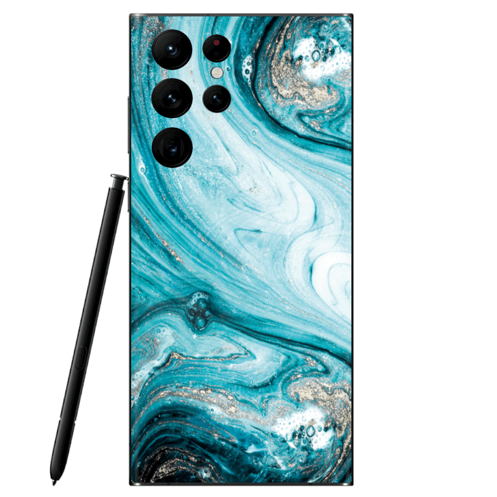 Galaxy S22 Skin Liquid Blue