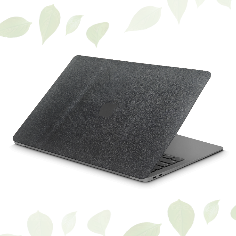 MacBook Air 13" 2020 Skin Leder Schwarz